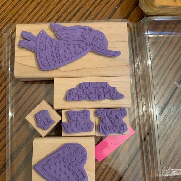 Heavenly Days rubber stamp set never used - Picture 3 of 4
